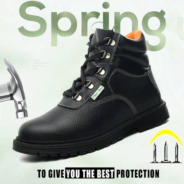 Steel Toe Sneakers For Men Indestructible Work Shoes Lightweight Comfortable Safety Sneakers Slip-Resistant Composite Toe Shoes For Construction
