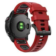 26mm Watch Band Compatible With Garmin Fenix 7X/ Fenix 6X/ Fenix 5X/ Fenix 8 51mm/ Tactix Delta,Soft Silicone Replacement Quickfit Bands For Fenix 3/3 HR,Fenix 5X Plus/6X Pro/Descent MK1/Enduro