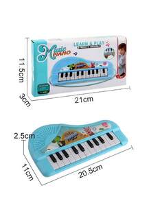 1pc Mini 13-Key Electronic Keyboard Toy, Portable Piano Toy Gift, Parent-Child Interactive Entertainment Musical Instrument Toy, Suitable For Boys And Girls, Children's Toy, Educational Toy, Suitable For Children's Birthday Gift