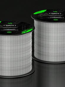 2000m 8-Strand Grey Braided PE Fishing Line, Genuine Extra Strong Saltwater Fishing/Casting Line - Multicolor - View 3