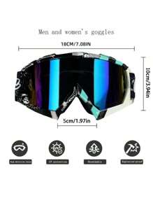 Motorcycle Off-Road Riding Goggles, Outdoor Sports Protective Eyewear, Wind And Sand Resistant Goggles, Ski Goggles, Suitable For General Decorative
