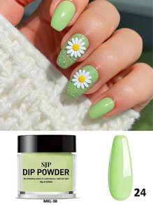 10 g de poudre acrylique colorée à tremper, poudre à tremper pour manucure française, convient pour le salon de manucure maison DIY, longue tenue, sans besoin de lampe à polymériser