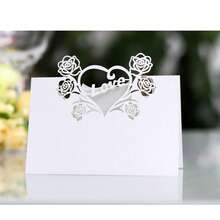 25 cái/gói Thẻ tên hình trái tim, nhiều kiểu dáng, kích thước mở 9*12cm, Thẻ tên trống, Thẻ trang trí bàn cho tiệc tùng, đám cưới, sinh nhật, ngày lễ tình nhân - Nhiều màu - Xem 17
