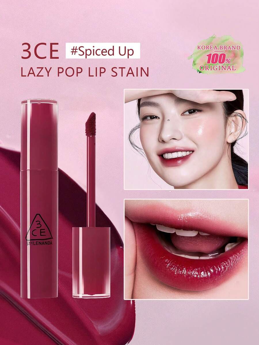 3CE Slouchy Lip Gloss, Creates A Fresh Soft-Focus Makeup Effect, Lightweight Velvety Texture, Non-Sticky Mirror Finish, High Color Payoff, Brightens Complexion, Long-Lasting 12-Hour Wear, Easy To Layer, Magnetic Gradient Casing, Angled Applicator Brush, Instantly Brightens Office Makeup, Creates A Soft-Focus Makeup Effect, Korean Cosmetics, 4.5g/0.16oz - Gia vị lên - Xem 1