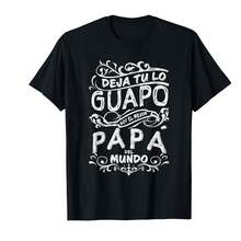 Camisa para hombre "El mejor papá del mundo" para el Día del Padre - Negro - Ver 1