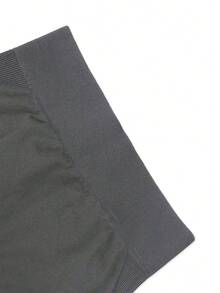 TNTOR 加大码女式瑜伽短裤，高腰弹力紧身提臀健身短裤，压缩运动短裤，适合锻炼、骑行、健身 - 深灰色 - 查看 8