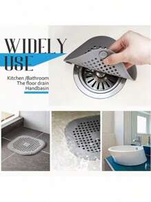 1pc Hair Drain Filter, Sink Catcher, Bathtub Shower Floor Drain Plug, Silicone Kitchen Deodorizing Stopper, Floor Drain Cover Kitchen Sink Filter, Sewer Filter, Bathroom Hair Collection Stopper, Floor Drain Cover Home Bath Decor, Sink Filter, Bathtub Shower Floor Drain Plug, Bathroom Tools, Bathroom Mat, Bath Mat, Bathroom Mats, Home & Living | Kitchen & Dining | Kitchen Tools | Other Kitchen Tools (Random Color & Style) Back To School