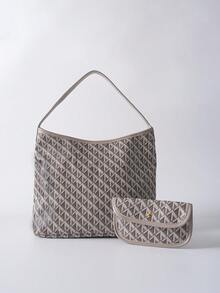 2025 New Fashion 2pcs Shoulder Bag Set With Coin Purse, Suitable For Women Everyday, Vacation, Travel, Holiday, Date, Gift Winter Gifts