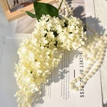Nouvelle fleur de lilas artificielle en silicone rose, fleur artificielle violette de 75 cm, plante de simulation en plastique, fleur artificielle décorative pour mariage