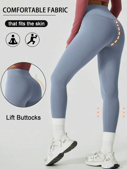 Quần legging yoga ôm sát mềm mại dành cho nữ, quần tập thể dục yoga co giãn thoải mái, quần bó thể thao.