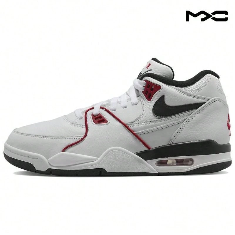Air Flight 89 'White Black Red' University-Red Sneakers Men FD9928-101 - 彩色 - 查看 1