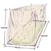 Redes mosquiteras para verano y camping, redes mosquiteras plegables para una persona para exteriores, carpas cuadradas, repelente de mosquitos, redes mosquiteras para jardín y patio