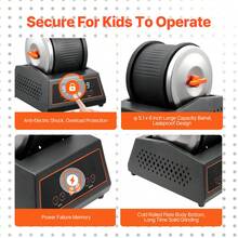 Rock Tumbler Machine, 4 Lbs Rock Polishing Machine, 9 Speed Settings 9-Day Polishing Timer Stone Tumbler, Direct Drive Motor Rock Polisher, Cold-Rolled Steel Body, Rock Polisher For Kids Adults