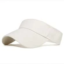 1 pezzo Visiera da baseball con parte superiore aperta, unisex, per protezione solare e sport all'aperto