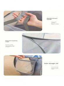 New Foldable Laundry Basket, Large Capacity Storage Laundry Basket, Bathroom Storage Basket.