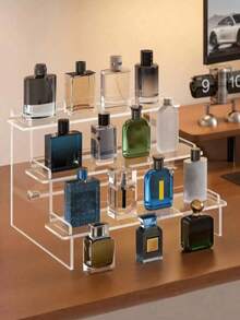 Dessert Staircase Display Rack Small Decoration Tea Break Counter Display Plate Cake Plate Acrylic Cake Stand Afternoon Tea Snack Stand