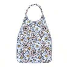 1pc Adult Bib - Elderly Meal Bib With Foldable Pocket Design, Prevent Falling Crumbs And Protect Clothing, Suitable For Dining, Elegant For Men & Women