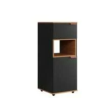Water Cooler Support Cabinet For Home With Niche And Shelf, UV Painting, Various Colors - 黑色 - 查看 3