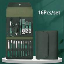 18/16/10/7/24pcs Professional Nail Care Kit - Complete Manicure & Pedicure Set With Tools, Nail Clippers, Files, And Storage Case- Grooming Kit For Travel Or Home