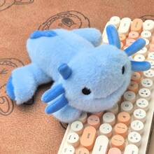 9 ornamentos para escritorio de peluche suave de gecko en colores surtidos, juguetes de peluche de geco coloridos adecuados como regalos de cumpleaños y decoración del hogar, accesorios creativos