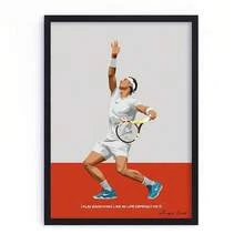 1pc/3PCS Wall Arts Posters Optional Frame Pop Quotes - Unrecited Art, Novak Djokovic Posters, Tennis - Multicolor - View 19