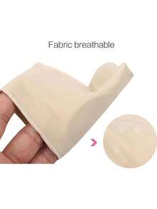 2片装透气凝胶鞋垫，防滑设计，夜间支撑 - 柔软足部护理工具，适用于家庭、办公室、健身房和旅行 | 男女通用弹性莱卡鞋套，提升鞋内舒适度，兼容瑜伽垫（足部护理，趾间分离器）