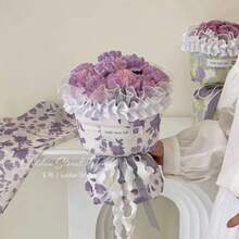 Ruy băng satin nhún 4cm, thun chất lượng cao dùng cho Ngày của Nữ thần, Ngày của Mẹ, Ngày lễ tình nhân, Bánh, Bao bì hộp sinh nhật, Gói quà, Phụ kiện tóc, Bó hoa, Trang trí bánh DIY, Nơ - Nhiều màu - Xem 9