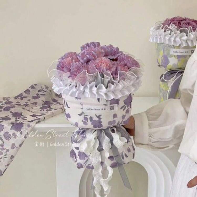 شريط ساتان مشمع بعرض 4 سم ، مطاطي عالي الجودة لأعياد الآلهة ،عيد الأم ،عيد الحب، تزيين الكيك ،صناديق عيد الميلاد ،هدايا ،اكسسوارات الشعر ،بوكيه الزهور ،تزيين الكيك DIY ،فيونكة - متعدد الألوان - مشاهدة 8