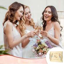 Presente romântico de parabéns por casamento, par de taças de vinho MR&MRS, porta-dinheiro de madeira, decoração de cartão de felicitação para casamento, caixa de presente criativa exclusiva para dinheiro, presente de casamento para esposa/marido, presente de aniversário, decoração para festa de casamento em casa