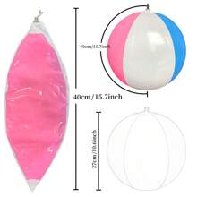 10pcs 4-Color PVC Inflatable Beach Balls, Suitable For Summer Beach, Swimming Pool Party Supplies, Gifts, Festival Birthday Home Decoration, Fun Floating Inflatable Balls