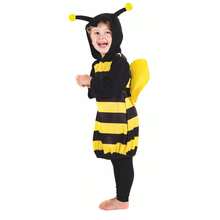 Morph Costumes Adorable Bumble Bee Fancy Dress Costume For Kids - Perfect For Halloween, Dress-Up, Parties, And World Book Day Fun