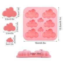 Silicone Muffin Pans For Air Fryer 7 Cavity Muffin Tray Cupcake Pan Nonstick Brownie Cake Mold Round Pudding Recipe Tray Bakeware Baking Equipment - Black - View 3