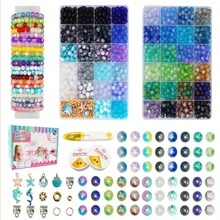 1 set de nuevas pulseras de cuentas, diseño casual y lindo, configuración DIY de múltiples estilos, patrón de dibujos animados, estilo femenino, decoración de joyas, colgante encantador, arte decorativo
