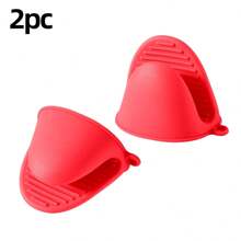 4-Piece Set Of Silicone Cooking Tongs Gloves - Silicone Pot Holders,Silicone Gloves, Heat - Resistant Silicone Cooking Tongs Gloves, Silicone Heat - Insulation Pads. Suitable For Kitchens, Cooking, Baking, Grilling - Heat - Resistant Gloves (Multi-Color)