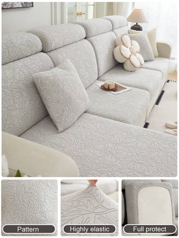1 pieza Funda elástica para sofá de las cuatro estaciones, antideslizante, funda completa para cojín de sofá, lavable, a prueba de polvo y suciedad, funda protectora para asiento de sofá, para decoración del sofá de la sala de estar del hogar