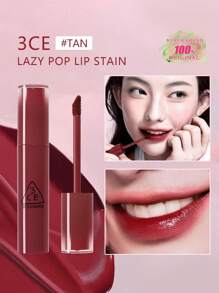 3CE Slouchy Pop Lip Stain Tan, Airy Velvet Blur, Non-Sticky Mirror, Pigment Boos, Warm Skin Brightening, 12H Wear, Layer Smoothly, Magnetic Ombre Case, Angled Applicator, Office Instant Glow, Camera-Ready Blur, K-Beauty, Korean Makeup, 4.5g/0.16oz