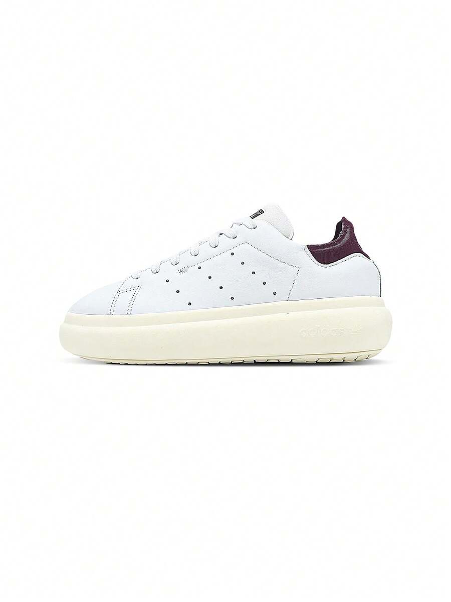 Adidas Zapatos Stan Smith PF Sneakers para Mujer, Zapatos Casuales de Campus, Suela Blanda con Cordones, de Baja, Deportivos Cómodos y Antideslizantes para Exteriores IF7012 - Blanco nube / Blanco roto / Aurora Met. - Ver 1
