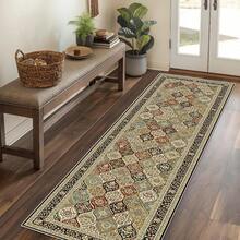 Moroccan Style Machine Washable Carpet For Living Room, Non-Slip Bedroom Rug, Corridor Mat, Vintage Patterned Carpet For Kitchen, Dining Room, Office - Morocco - View 35