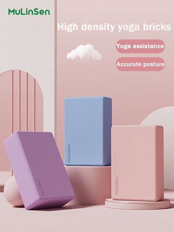mulinsen Brique de yoga pour adultes de haute densité, bloc en mousse pour studio de danse classique, accessoire de pratique du yoga