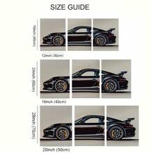 3 pôsteres de carros pretos sem moldura, pôsteres de carros esportivos, decoração de parede de carro moderna, presente para entusiastas de carros, pôsteres de supercarros, decoração de parede para escritório, casa, dormitório, arte de parede em estilo moderno