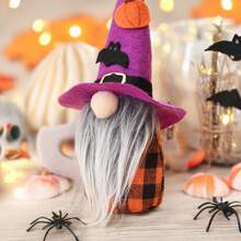 1pc Halloween Fabric Doll Decor, Home Living Room Kitchen Desktop Decoration, Ghost Festival Party Scene Decorative Prop, Centerpiece Decoration, Atmosphere Setting Item. Suitable For Home Decor / Desktop Decor / Party Decor / Mall Decor / Shop Window Decor / Farmhouse Decor.