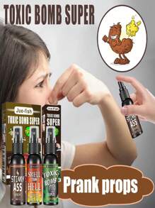 Stink Furz Spray April Fool's Day Streich flüssiges Spielzeug Spoof Geruch Unterhaltung Kacke Bombe Geruch Halloween Pick Up Party Zubehör Stinkender Furz Spray & Kacke Bombe für maximale Lacher! Valentinstag Valentinstagsartikel Hochzeitsartikel
