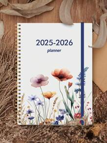 BUBU Planificador académico semanal y mensual BUBU 2025-2027, de julio de 2025 a junio de 2027, de 6.5" x 8.2", con cubierta flexible y con espiral, útiles escolares y de oficina para volver a la escuela