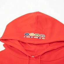 Puma 女士宽松卫衣休闲运动套头衫 - 紅色 - 查看 5