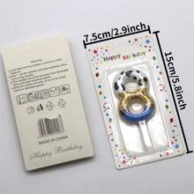 1pc Cowboy Birthday Decoration Digital 0-9 Candles Prince Princess Creative Party Digital Candles, Celebrating Party Party Party High End Birthday Cake Decoration Birthday Candles, Adult Gifts Milestone Events Valentine's Day