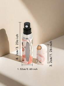 1/4 chiếc Chai xịt nước hoa họa tiết hoa bướm, Chai nước hoa có đáy tái sử dụng, Chai mỹ phẩm mini, Nước hoa, Dụng cụ đóng gói Pure Dew, Nhiều màu sắc để lựa chọn, Quà tặng sinh nhật cho gia đình và bạn bè, Quà tặng ngày lễ, Du lịch di động 5ml - Nhiều màu - Xem 4