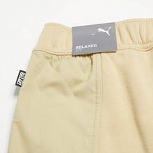 Puma 男士夏季拼色印花運動百慕達短褲附腰帶，直筒運動短褲 62192488 - 烤杏仁色 - 查看 7