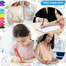 10 支励志名言伸缩圆珠笔，彩色散装励志墨水凝胶笔，适合学校和办公用品学校用品，返校 - 彩色 - 查看 6