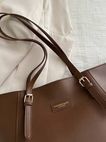 大容量包包女秋冬百搭2024新款简约单肩包大学生班包通勤托特包