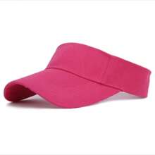 1 pezzo Visiera da baseball con parte superiore aperta, unisex, per protezione solare e sport all'aperto